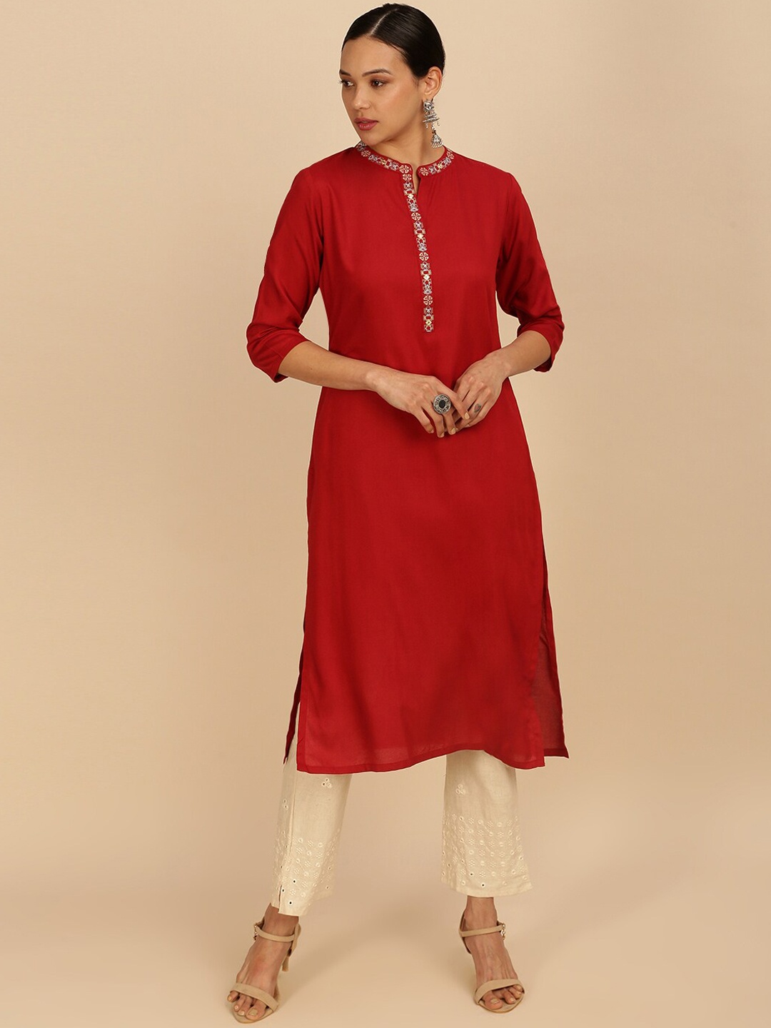

Soch Women Maroon Kurta