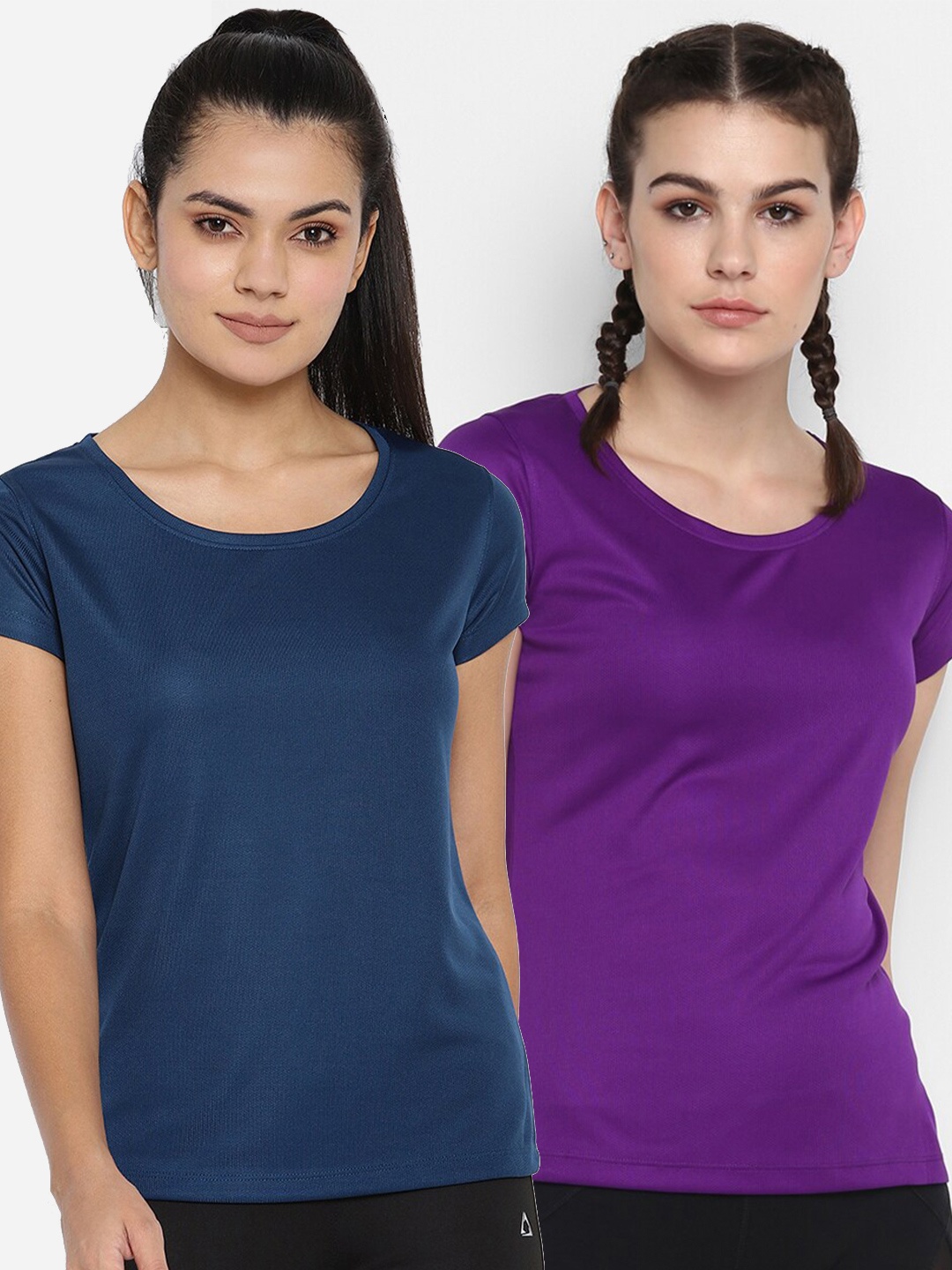 

ScoldMe Women Blue & Purple 2 T-shirt