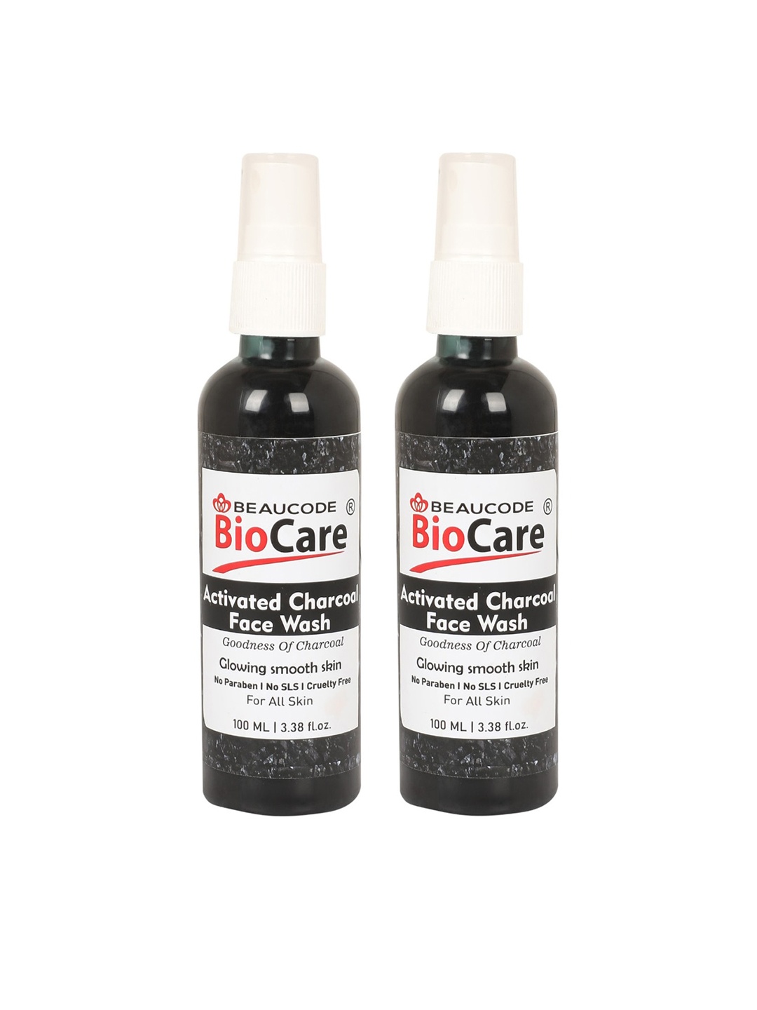 

BEAUCODE BIOCARE Set of 2 Activated Charcoal Face Wash - 100ml each