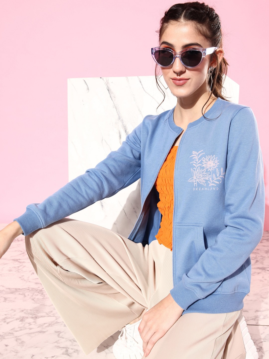 

all about you Women Blue Sweatshirt