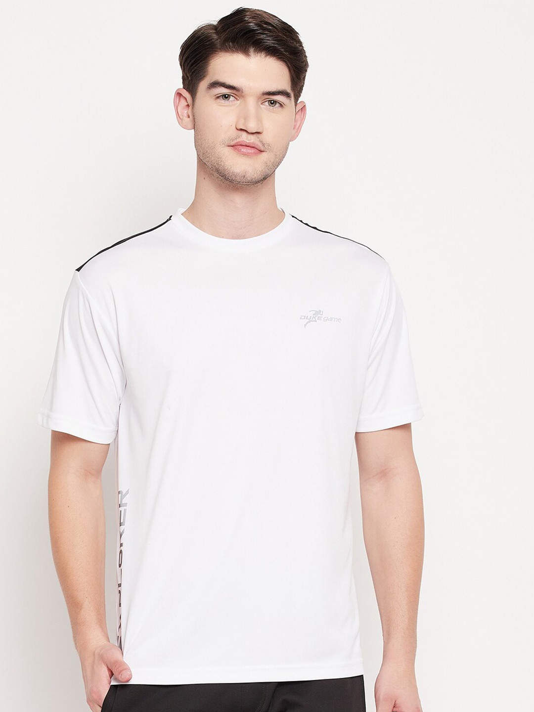 

Duke Men White T-shirt