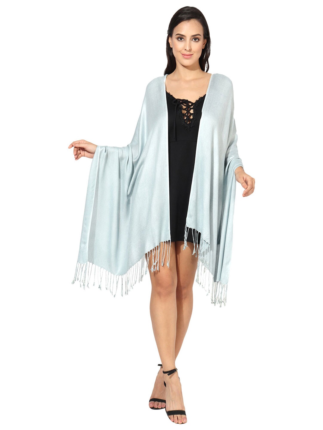 

MUFFLY Women Grey Stoles