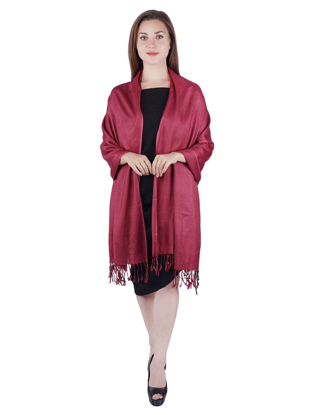 

MUFFLY Women Maroon Stoles