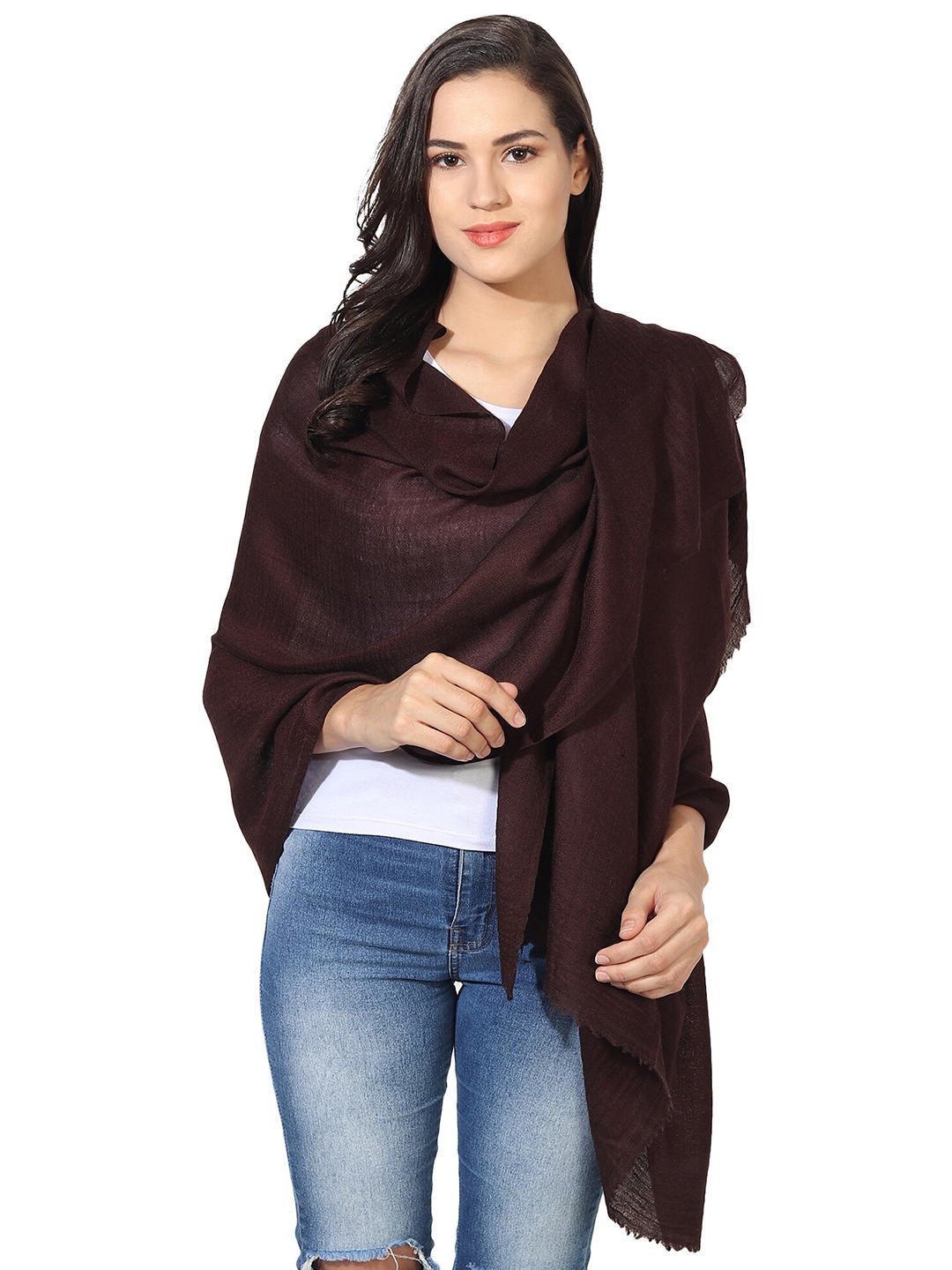 

MUFFLY Women Coffee Brown Stoles