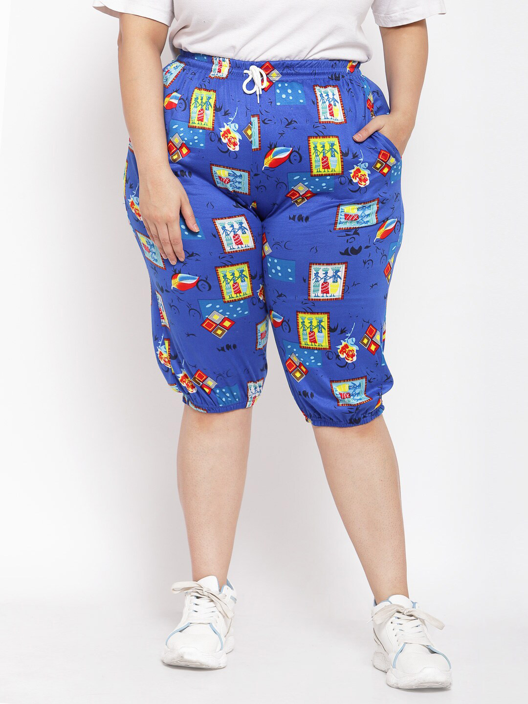 

KLOTTHE Women Blue Capris