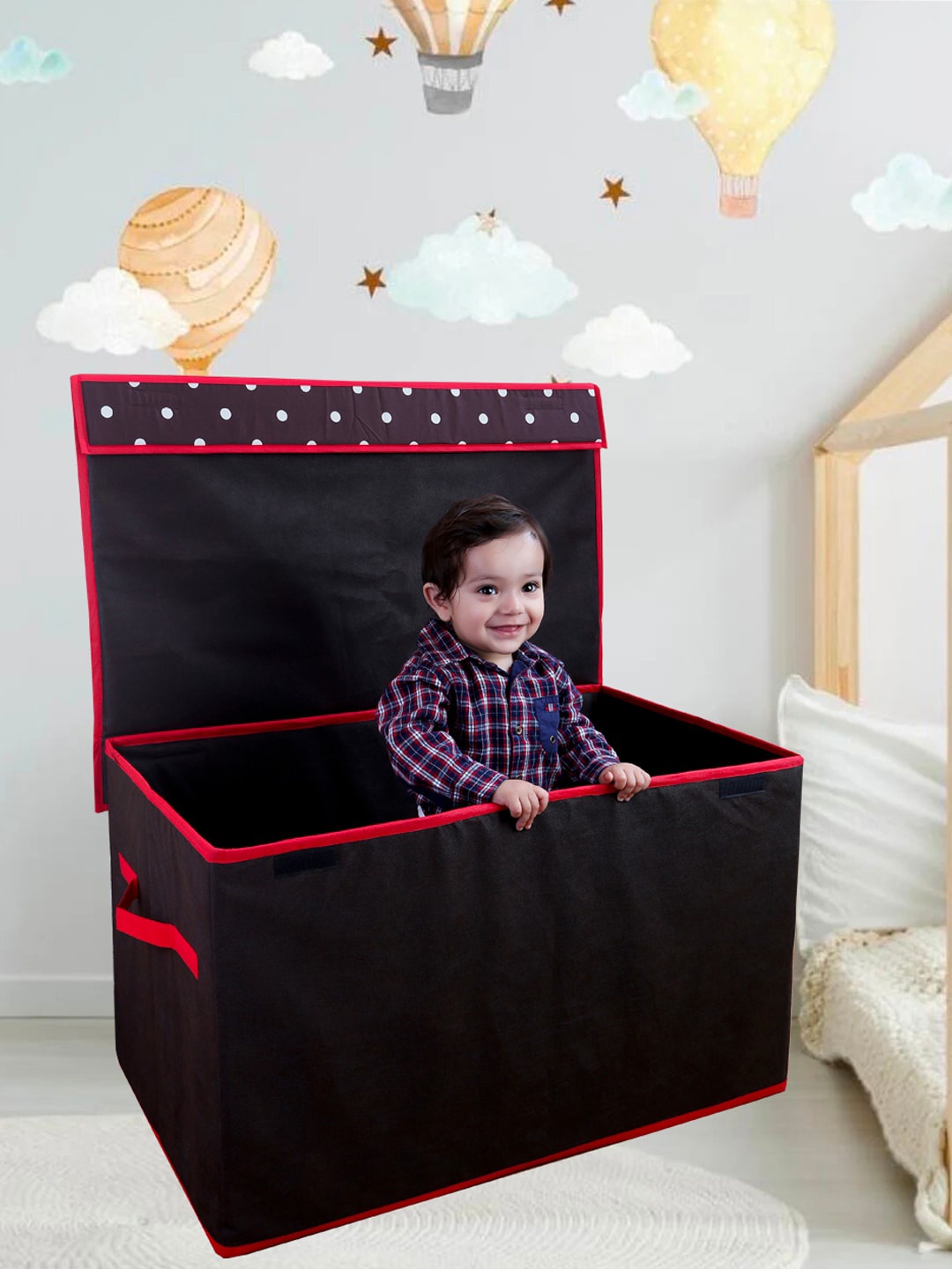 

My Gift Booth Brown Printed Storage Box With Lid