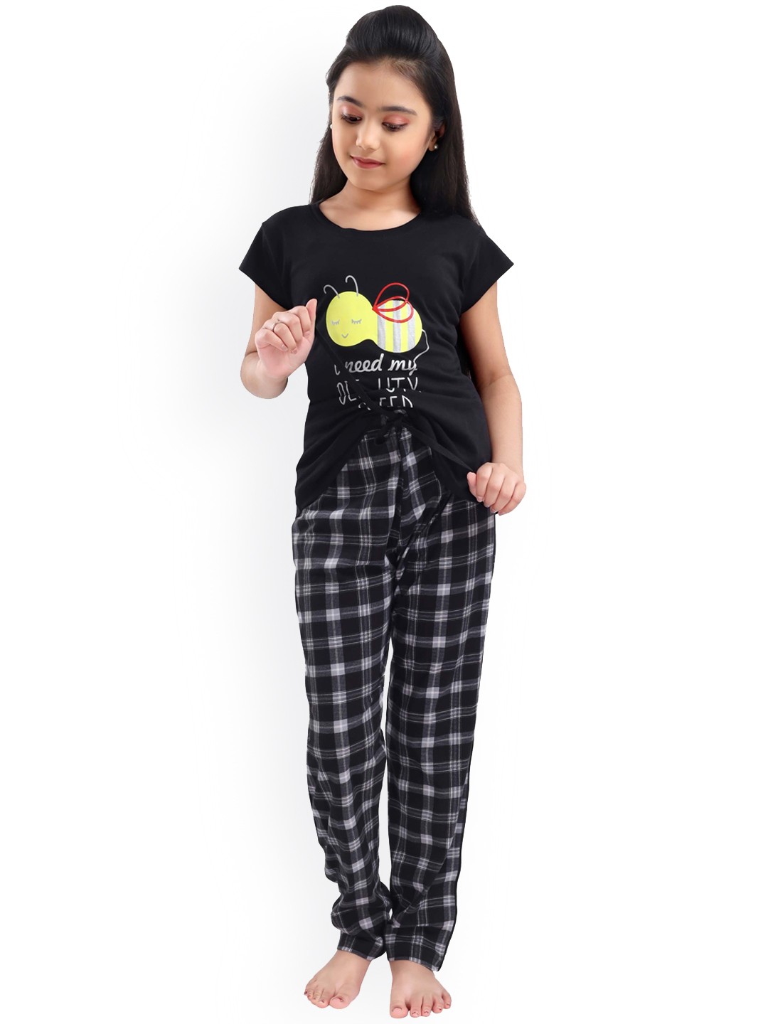 

9shines Label Girls Assorted Printed Night suit