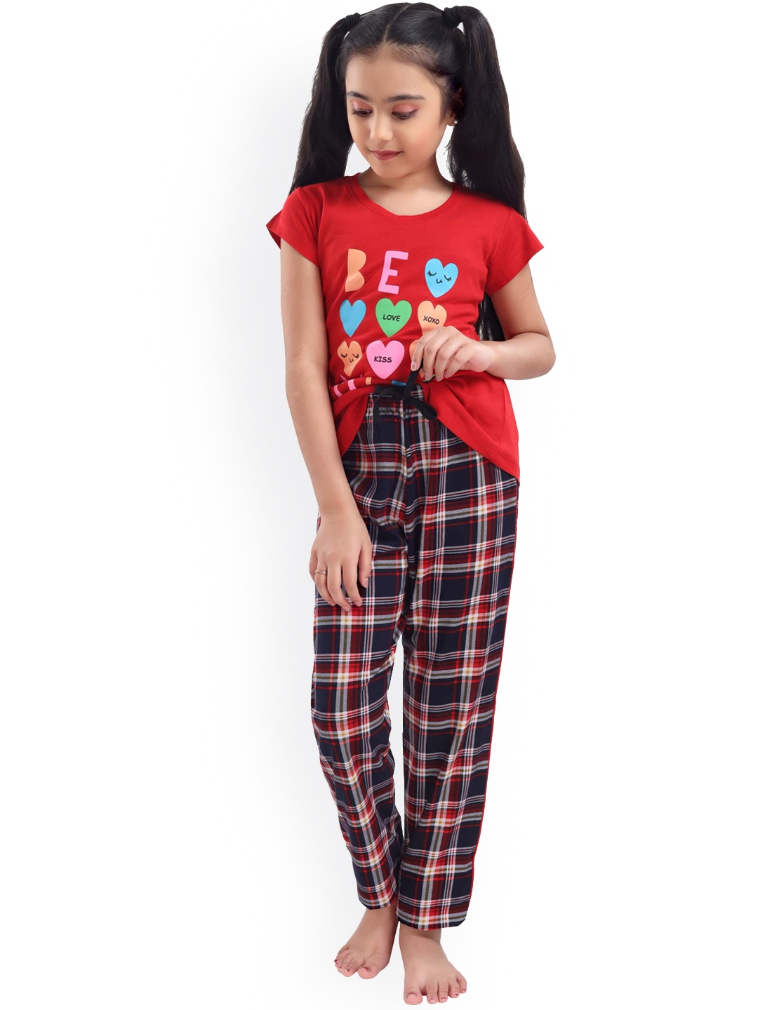 

9shines Label Girls Assorted Printed Night suit