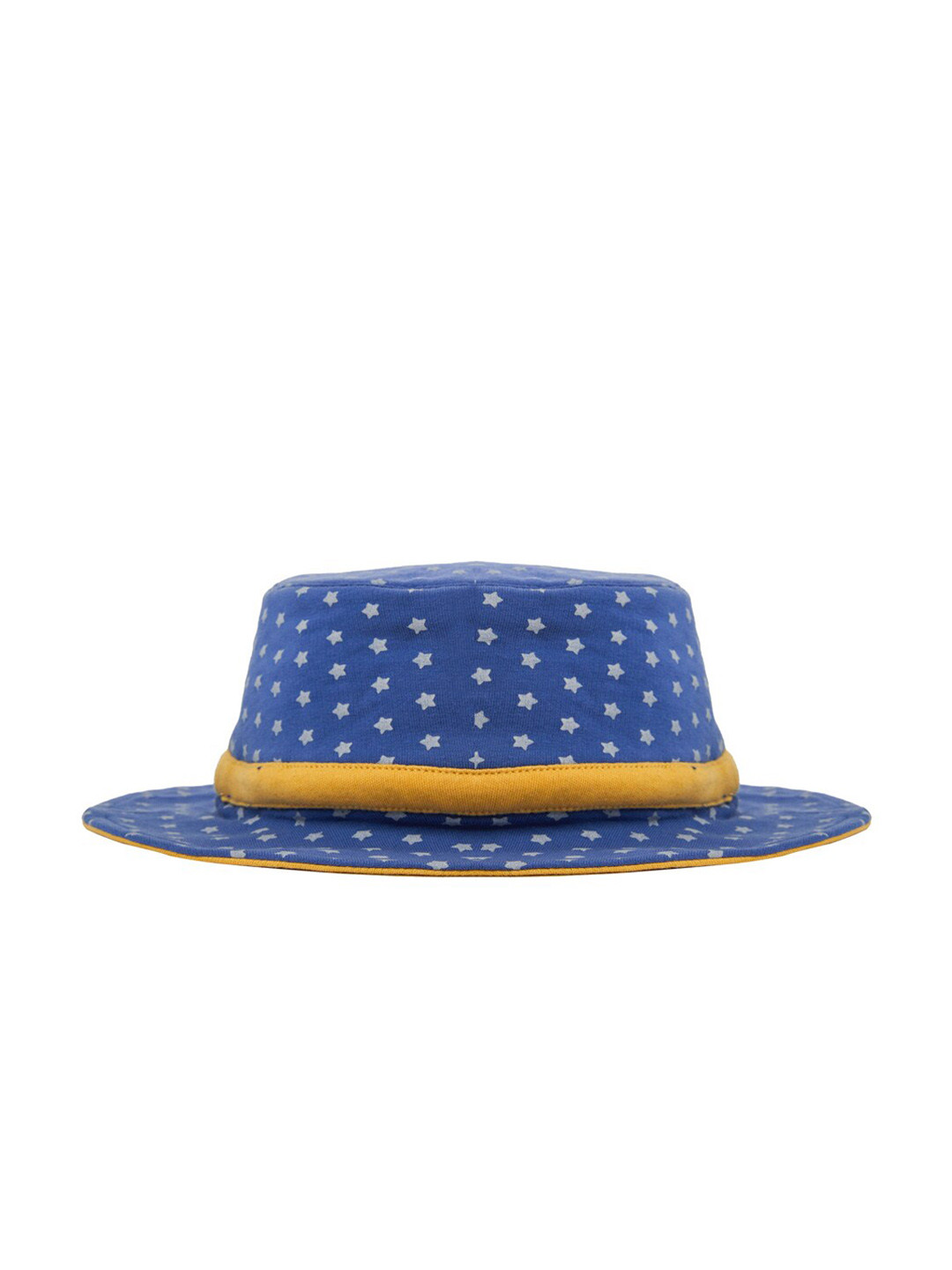 

Nino Bambino Boys Blue Printed Organic-Cotton Crown Hat, Multi