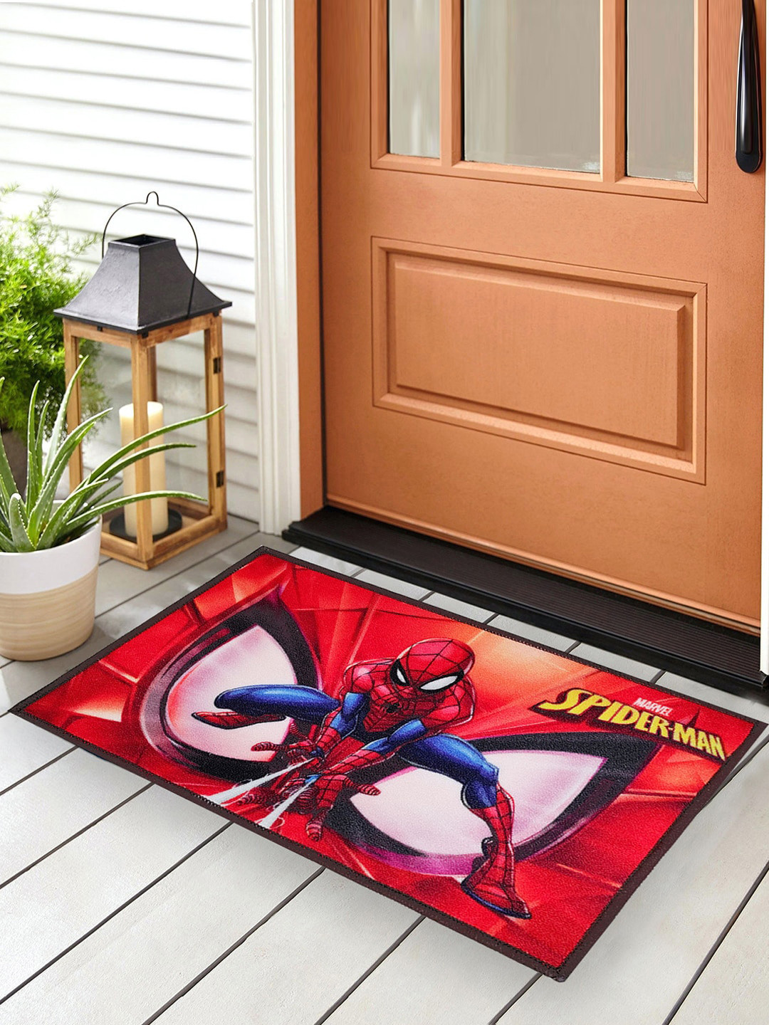 

YK Kids Multicolored Spiderman Anti Skid Digital Printed Doormat, Multi