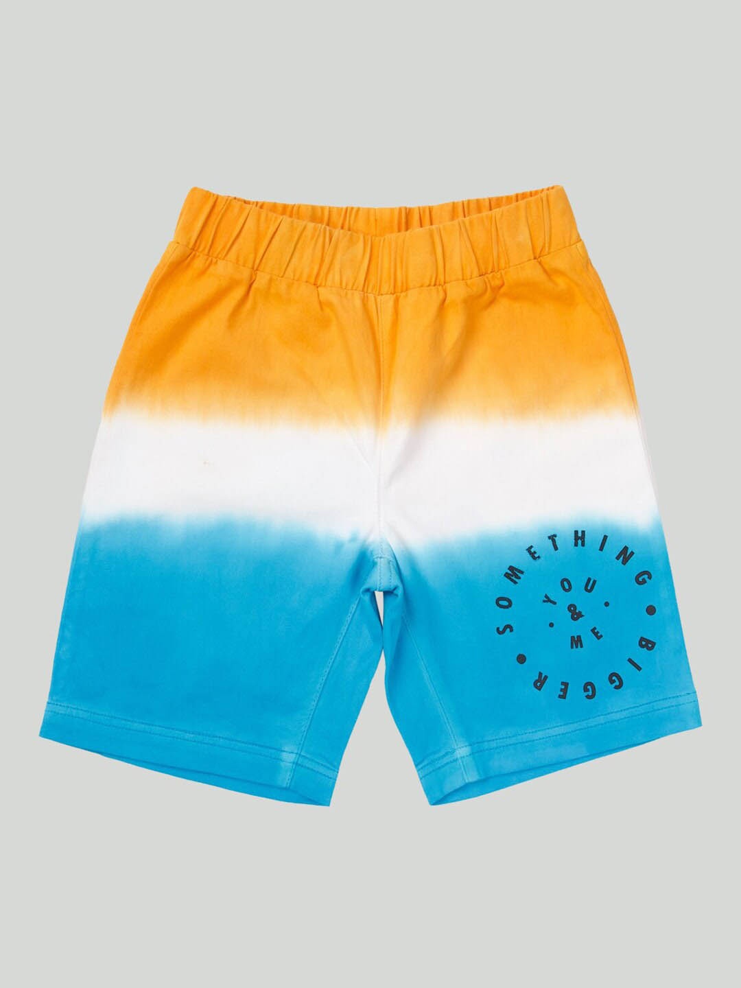 

Zalio Boys Multicoloured Ombre Cotton Shorts, Multi