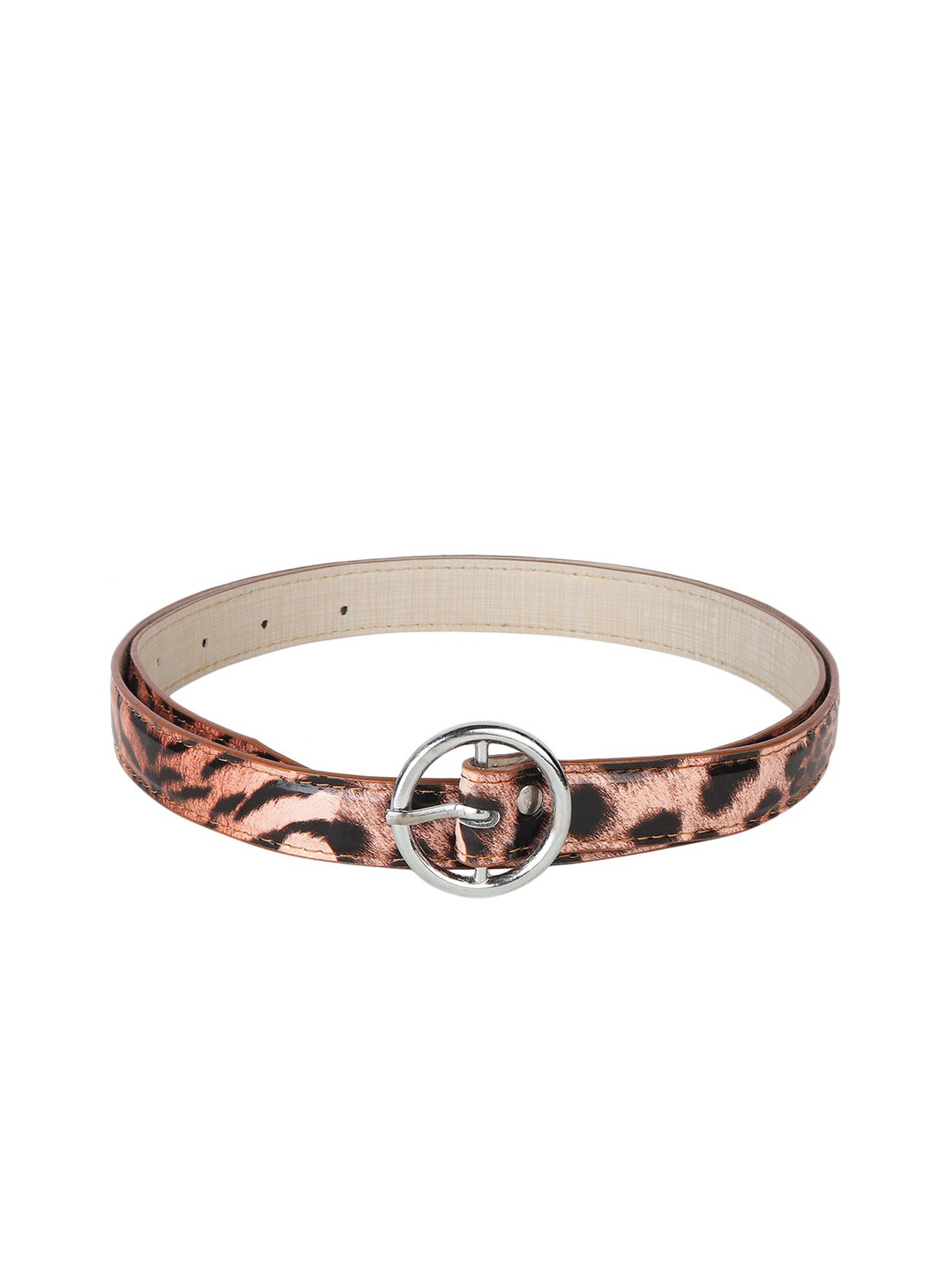 

LONDON FASHION hob Women Brown Printed PU Belt