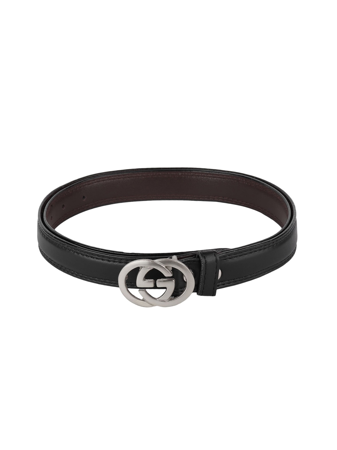 

LONDON FASHION hob Women Black PU Belt