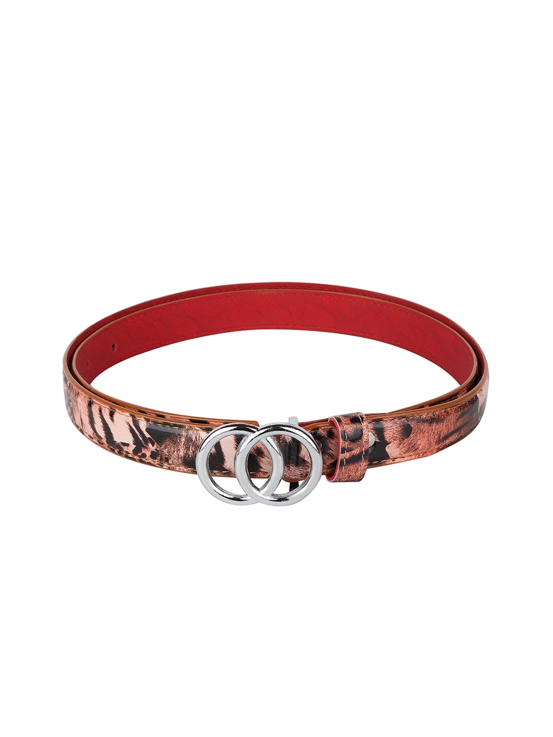 

LONDON FASHION hob Women Brown Printed PU Belt
