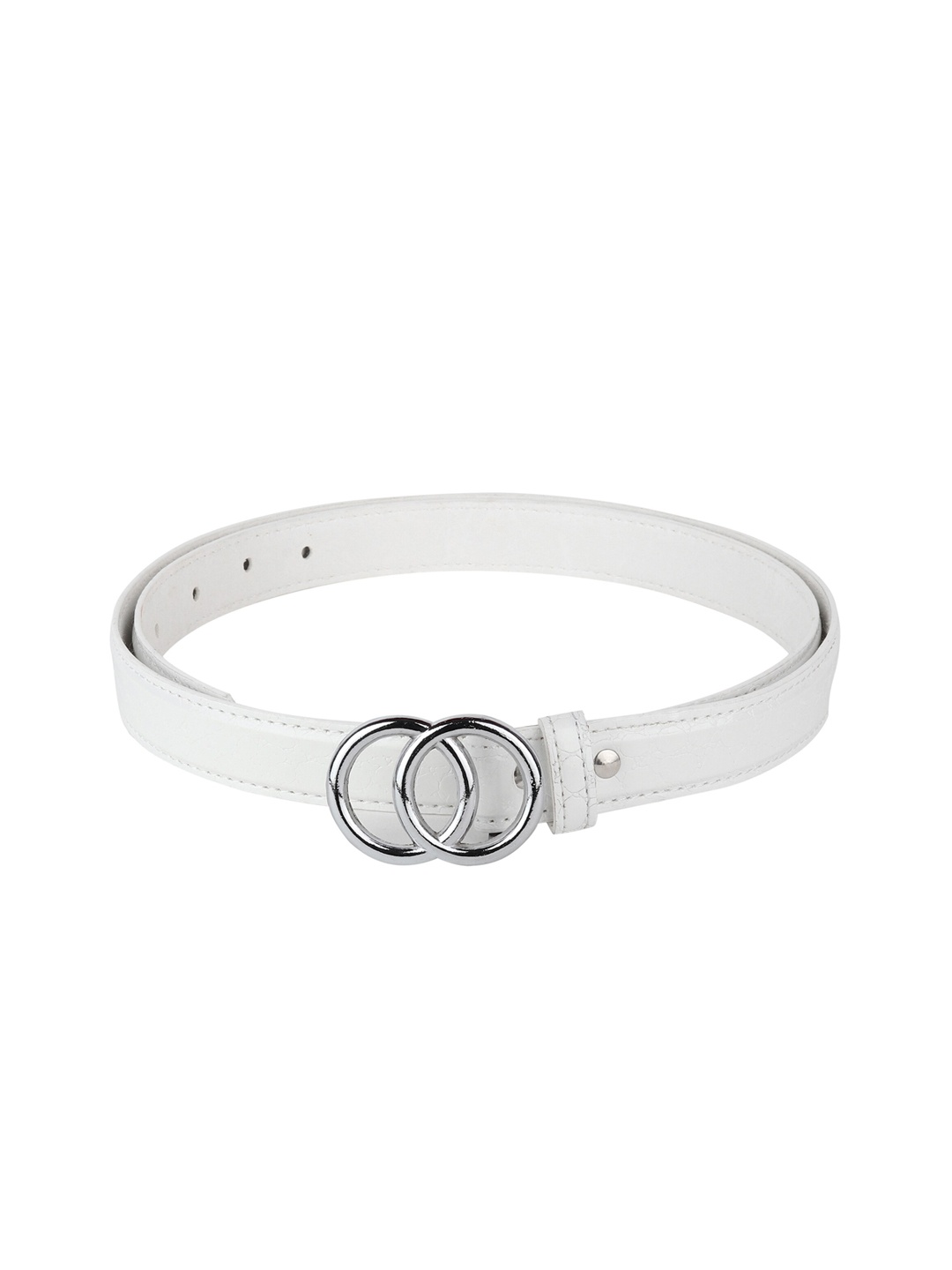 

LONDON FASHION hob Women White PU Belt