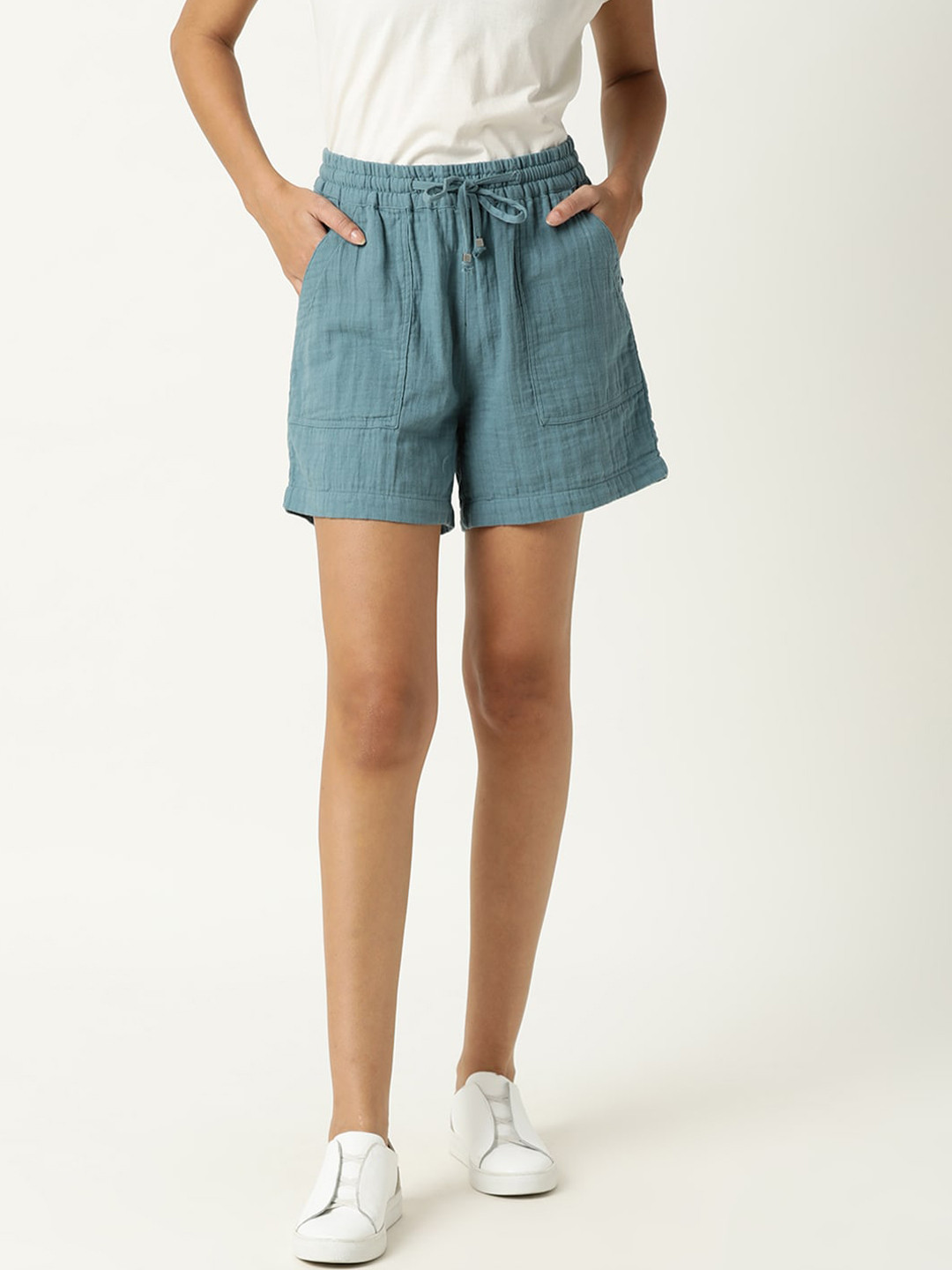

RAREISM Women Green Shorts
