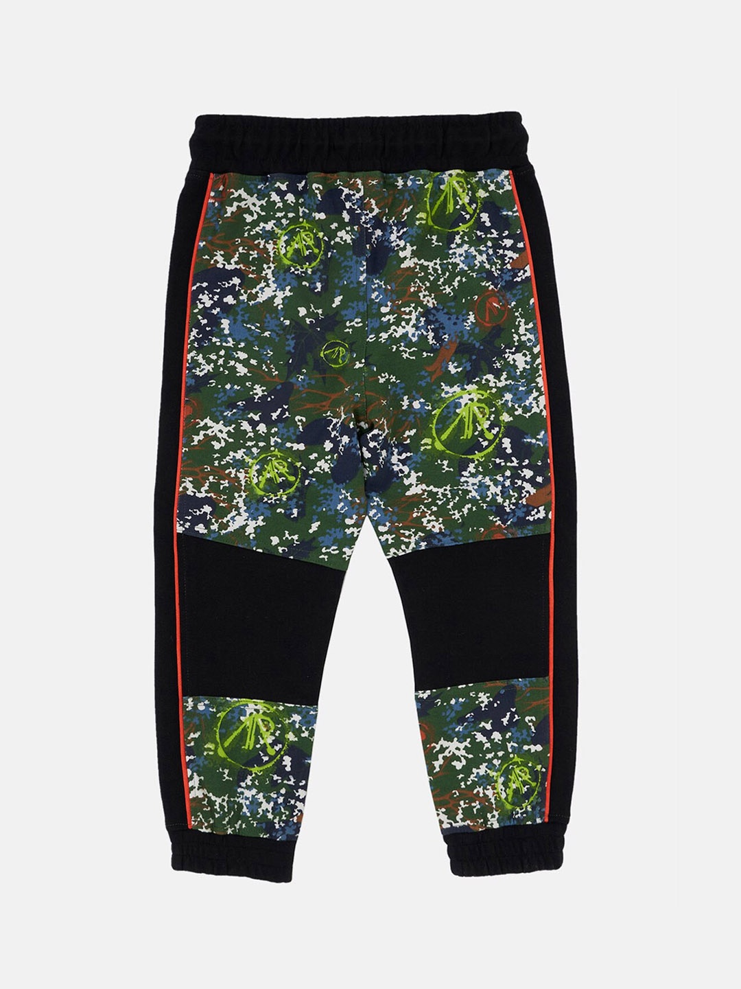 

Angel & Rocket Boys Black Printed Chinos Trousers