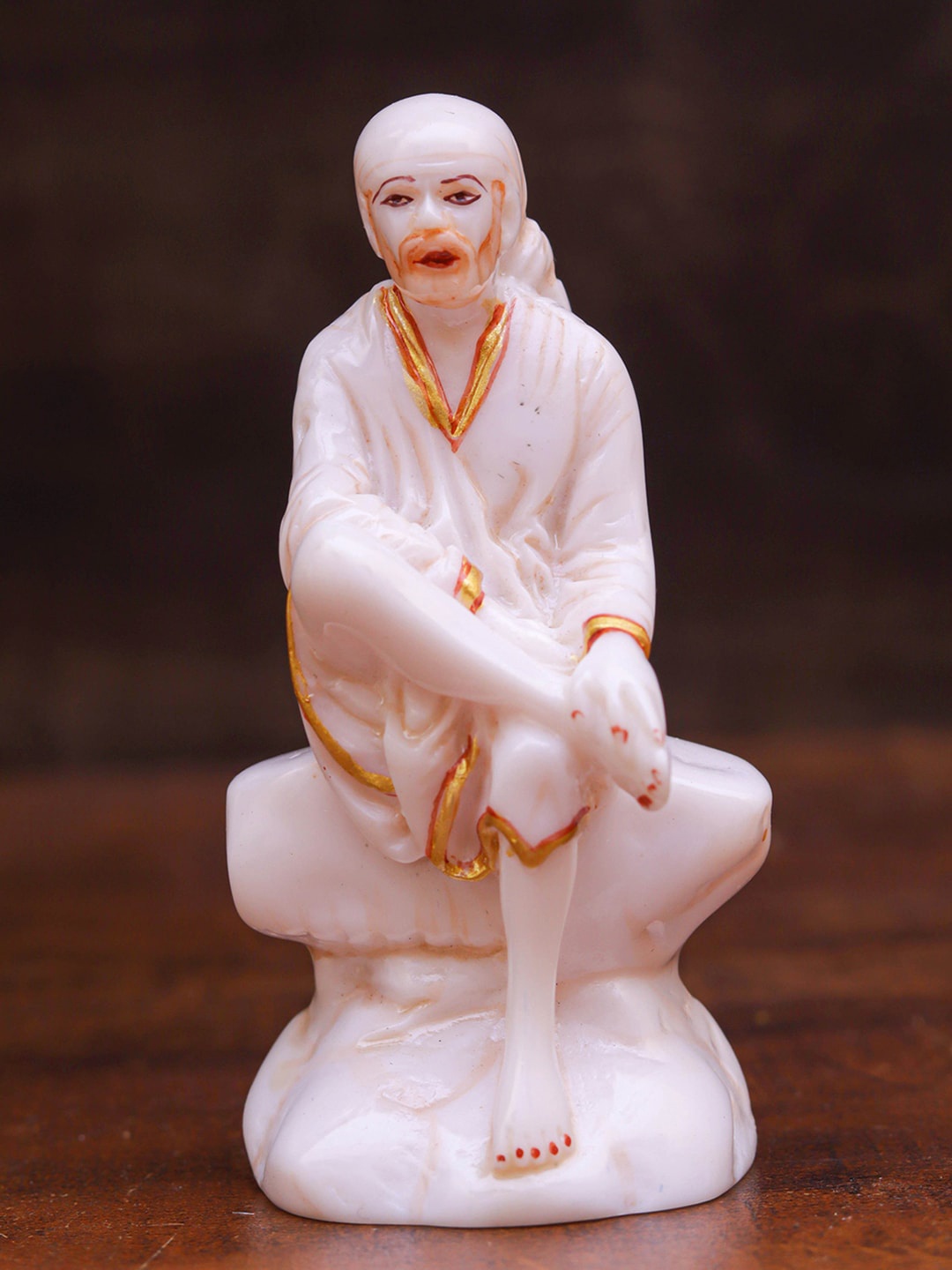 

StatueStudio White Sai Baba Idol Showpieces