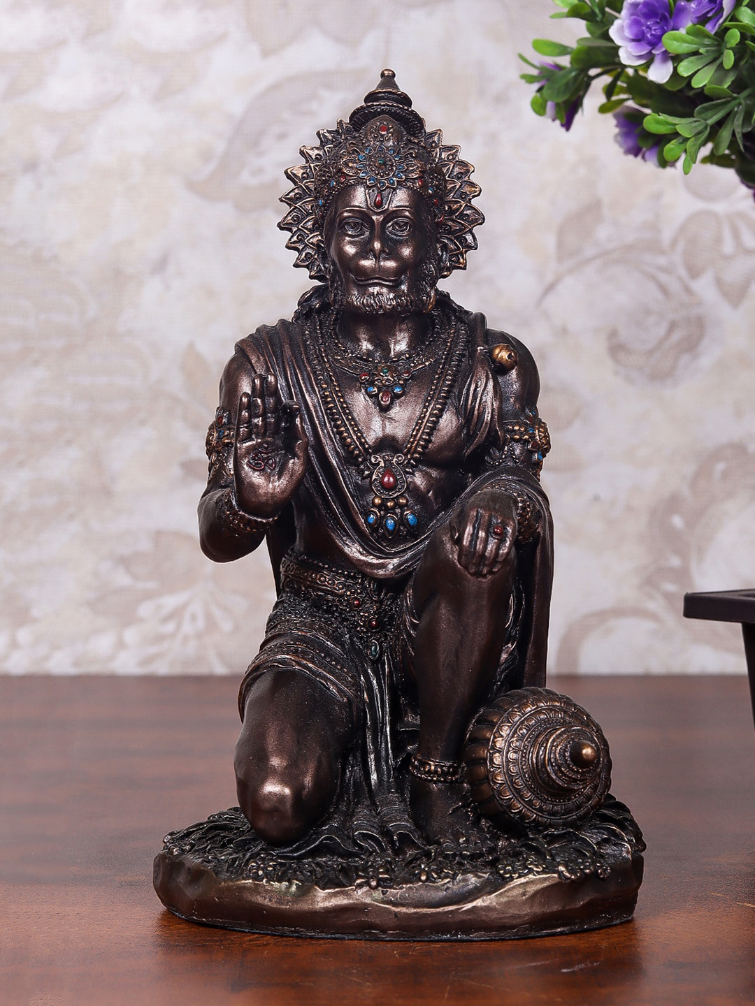 

StatueStudio Bronze Toned Hanuman Idol Showpieces
