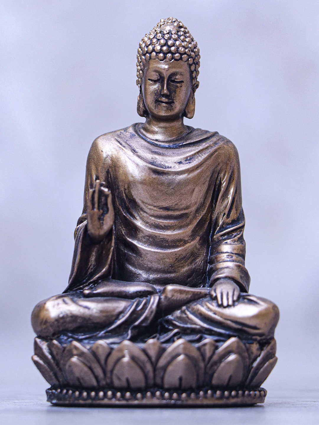 

StatueStudio Gold -Toned Buddha Statue Showpieces