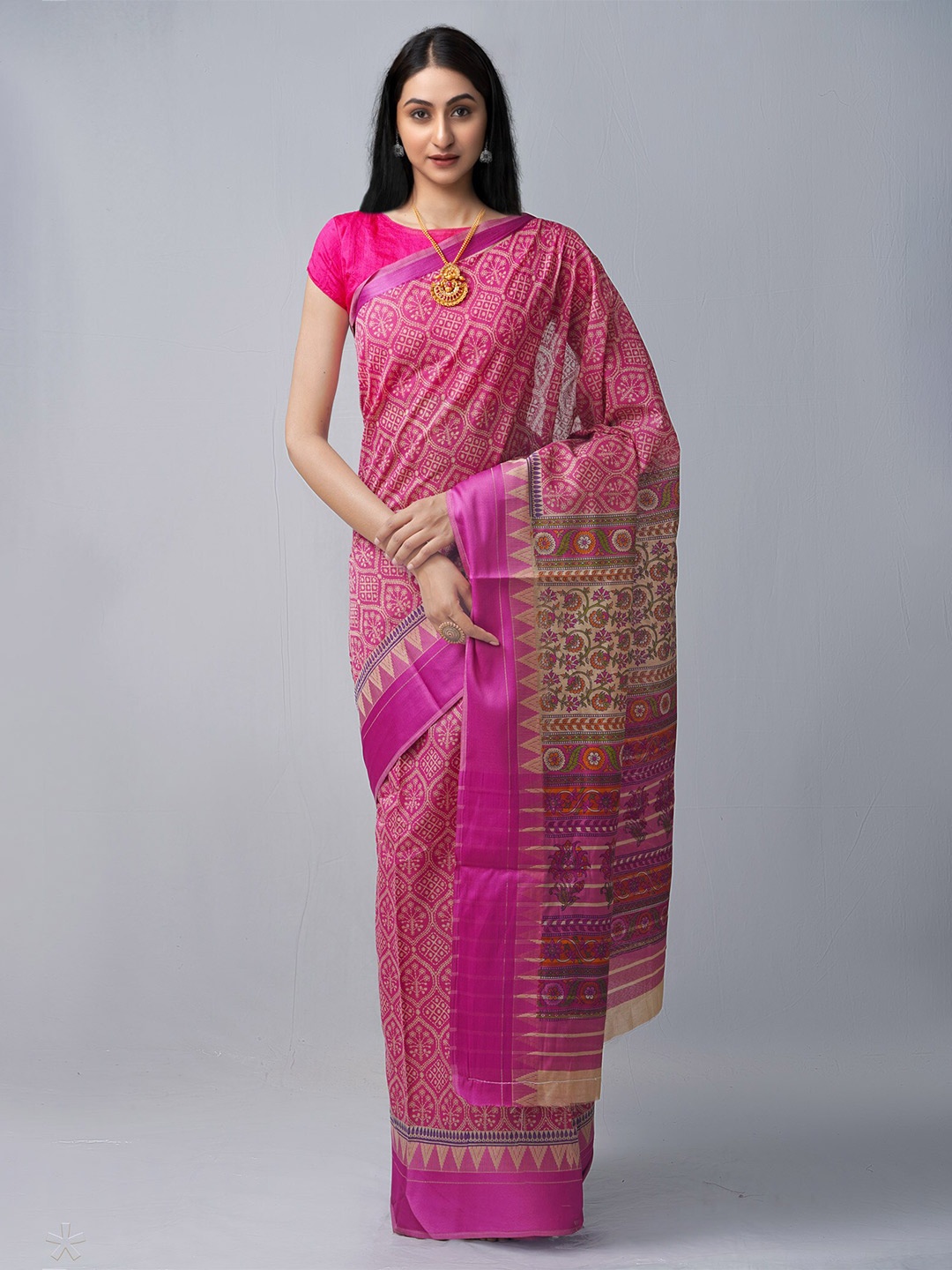 

Unnati Silks Women White Sarees