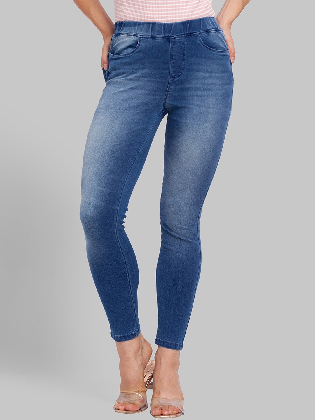 

Parx Women Blue Heavy Fade Jeans