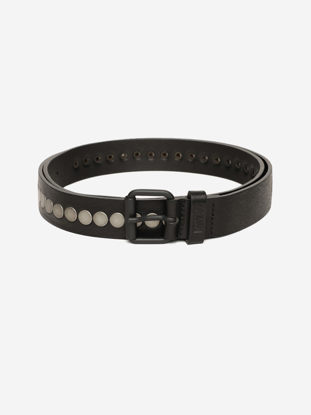 

Antony Morato Men Black Leather Belt