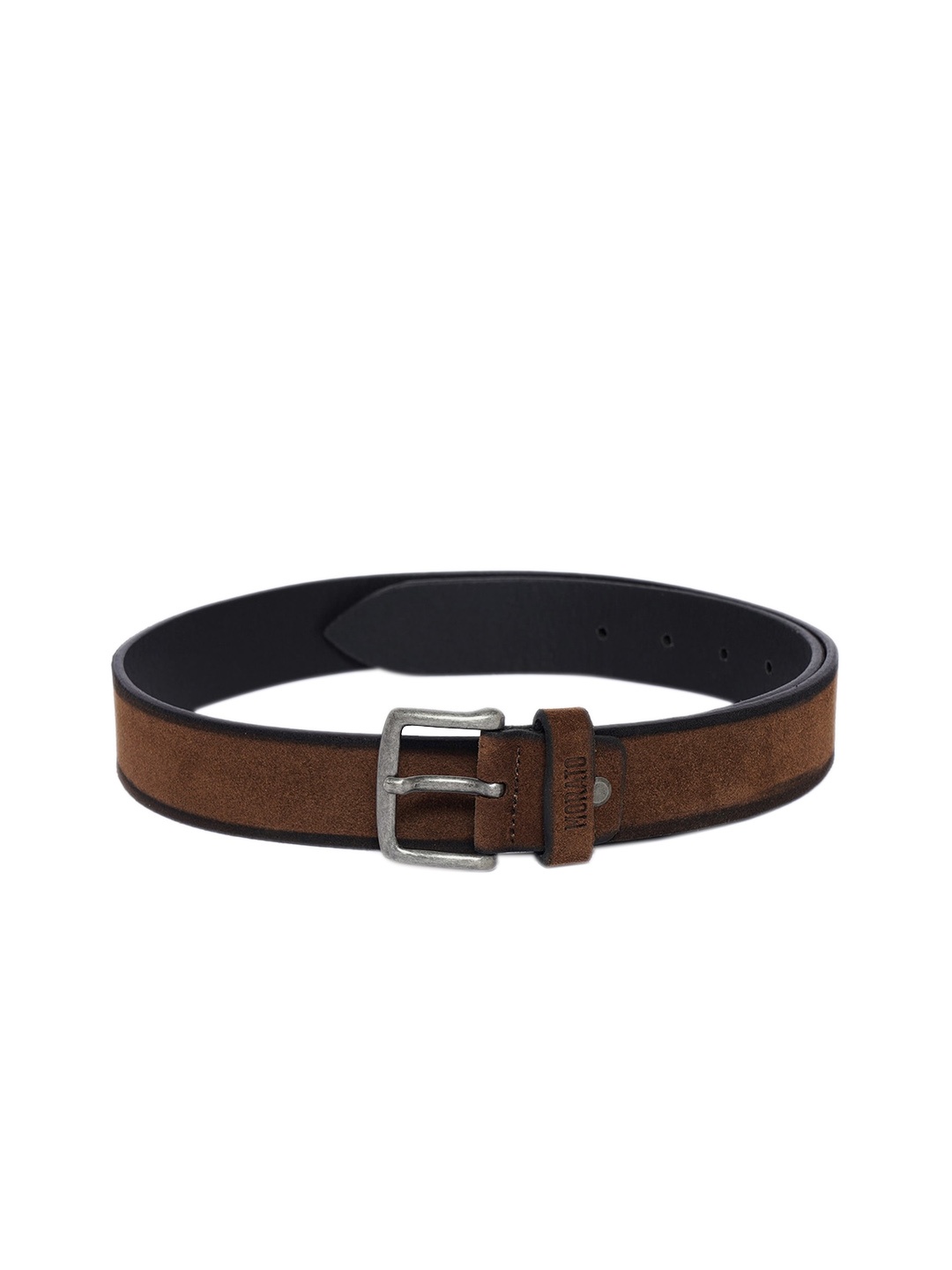 

Antony Morato Men Olive Green Leather Belt