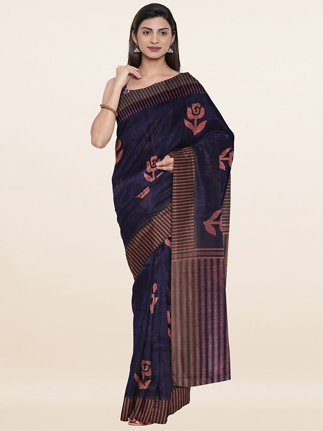 

Pothys Women Blue Sarees