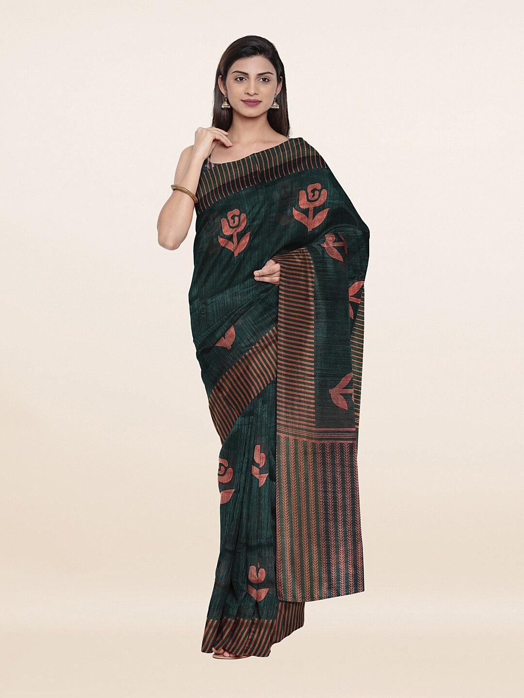 

Pothys Women Green Sarees