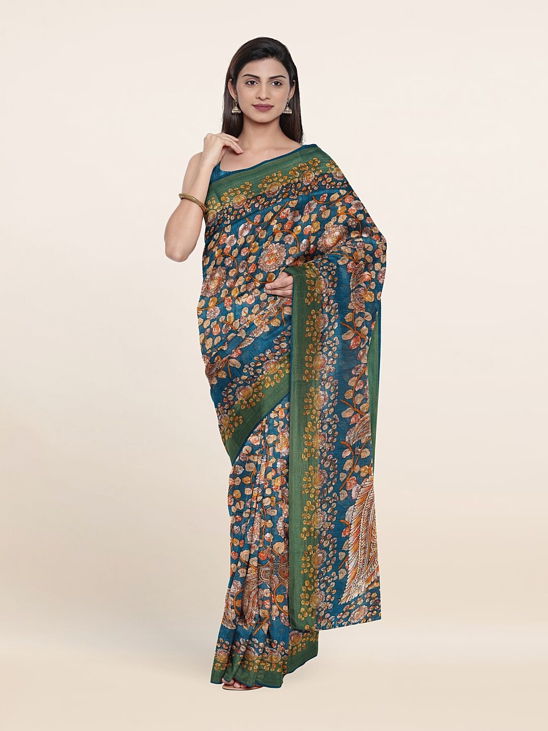 

Pothys Women Blue Sarees