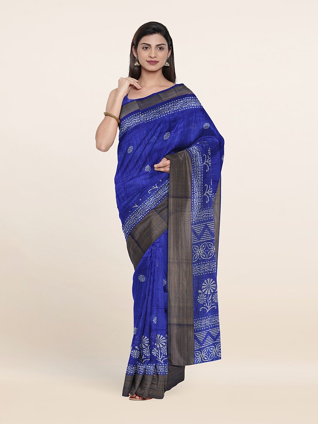 

Pothys Women Blue Sarees