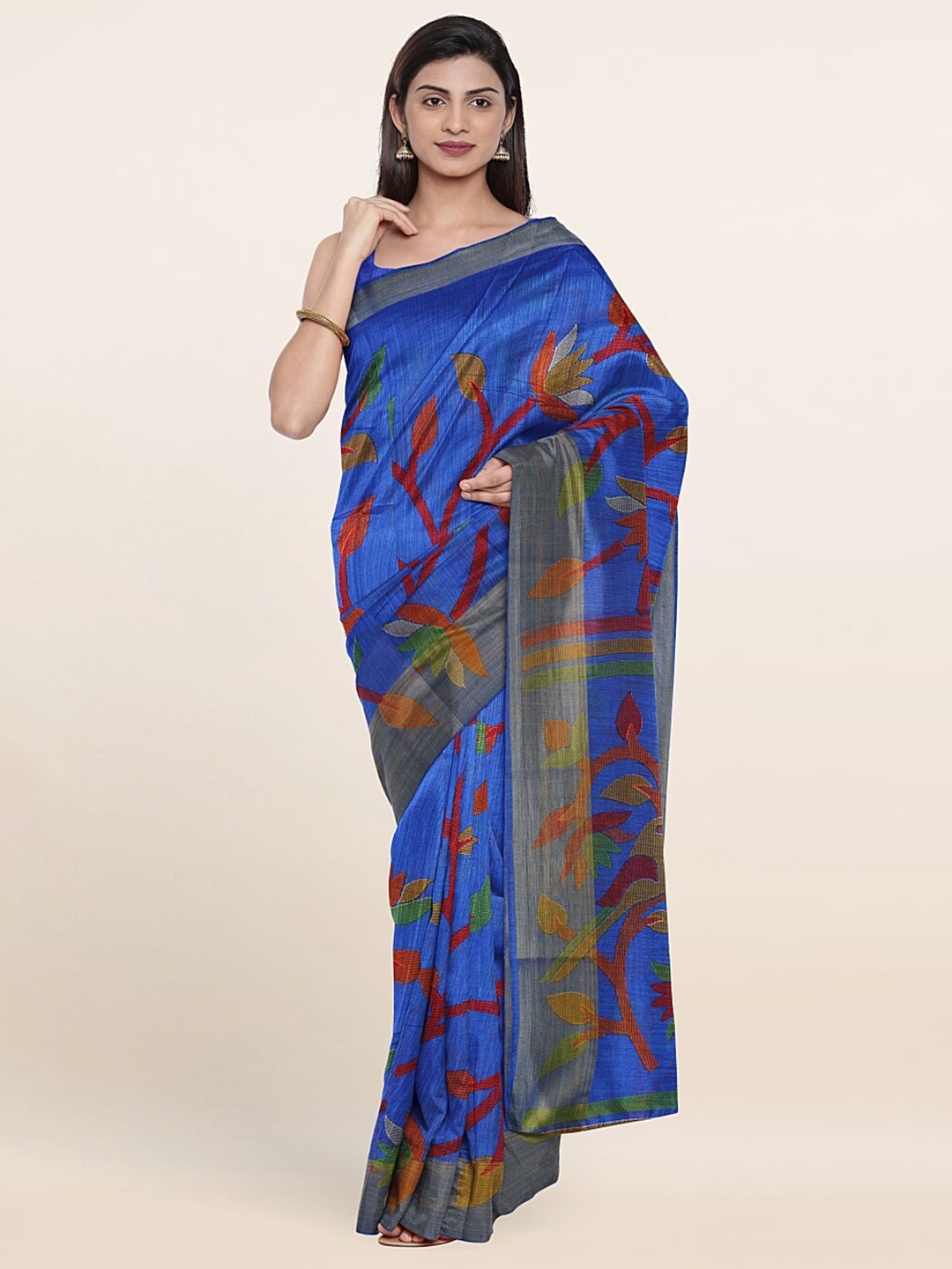 

Pothys Women Blue Sarees
