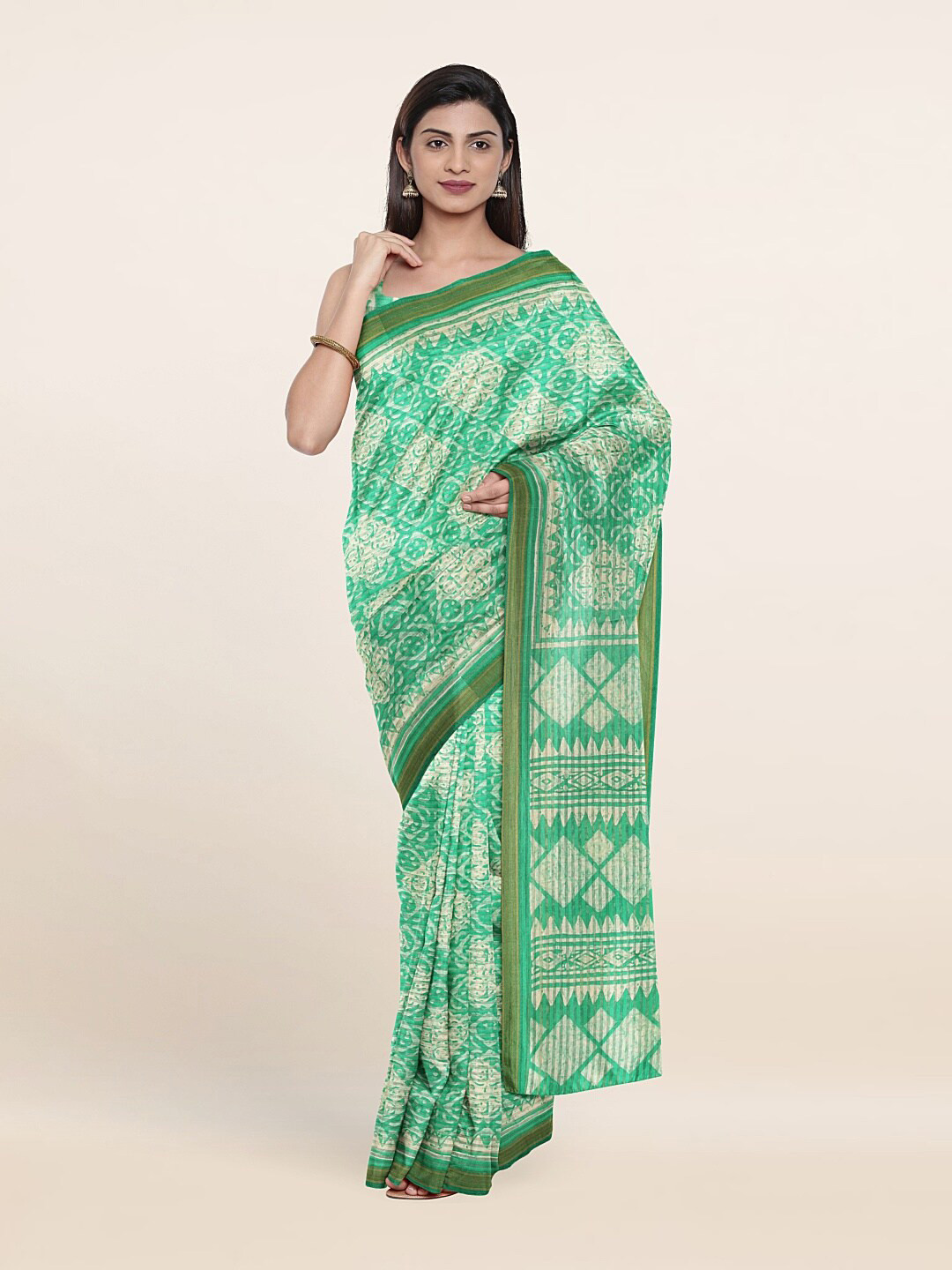 

Pothys Women Green Sarees