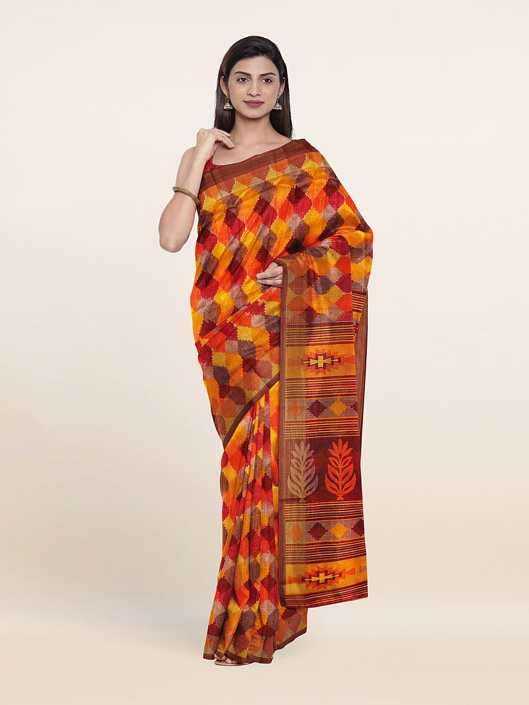 

Pothys Women Multi Sarees, Yellow
