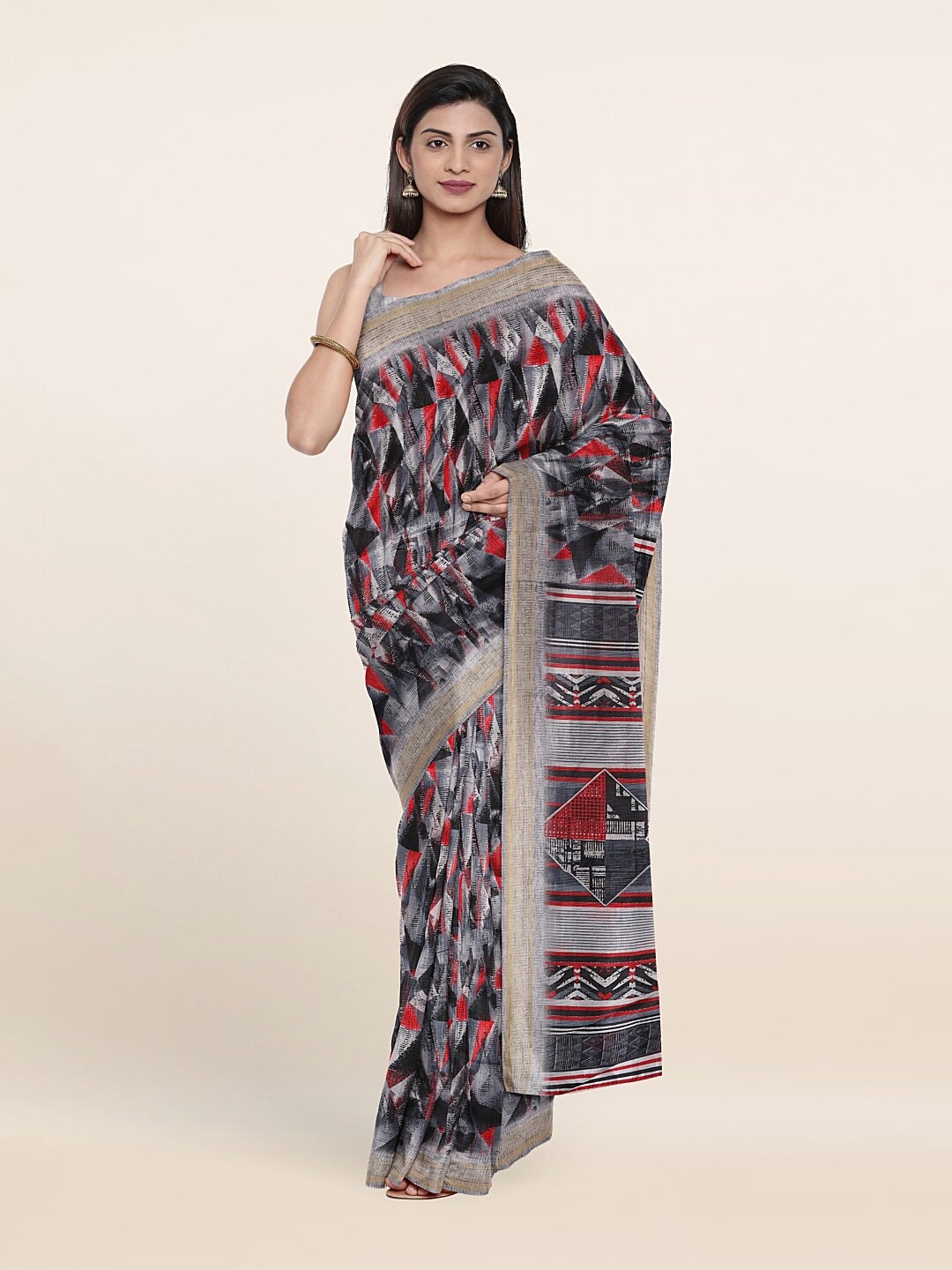 

Pothys Women Multi Sarees, Black