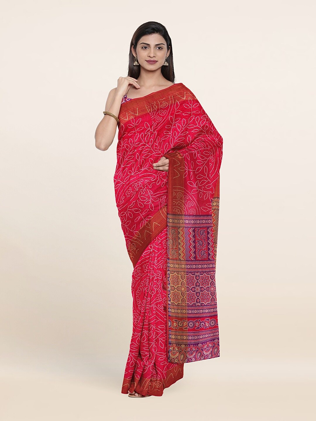 

Pothys Women Pink Sarees