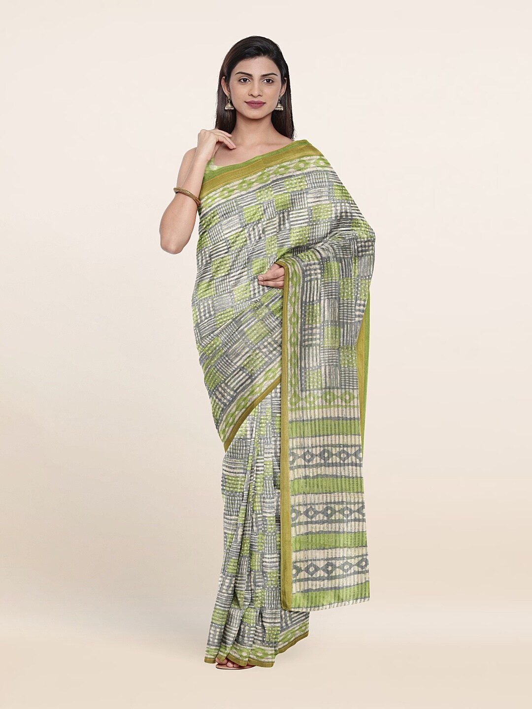 

Pothys Women Multi Sarees, Green