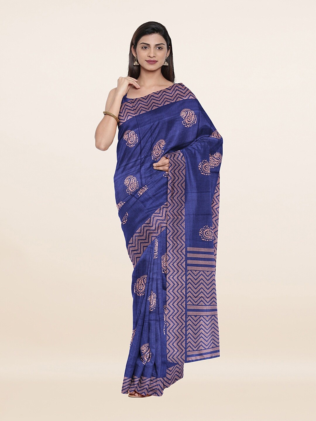 

Pothys Women Blue Sarees