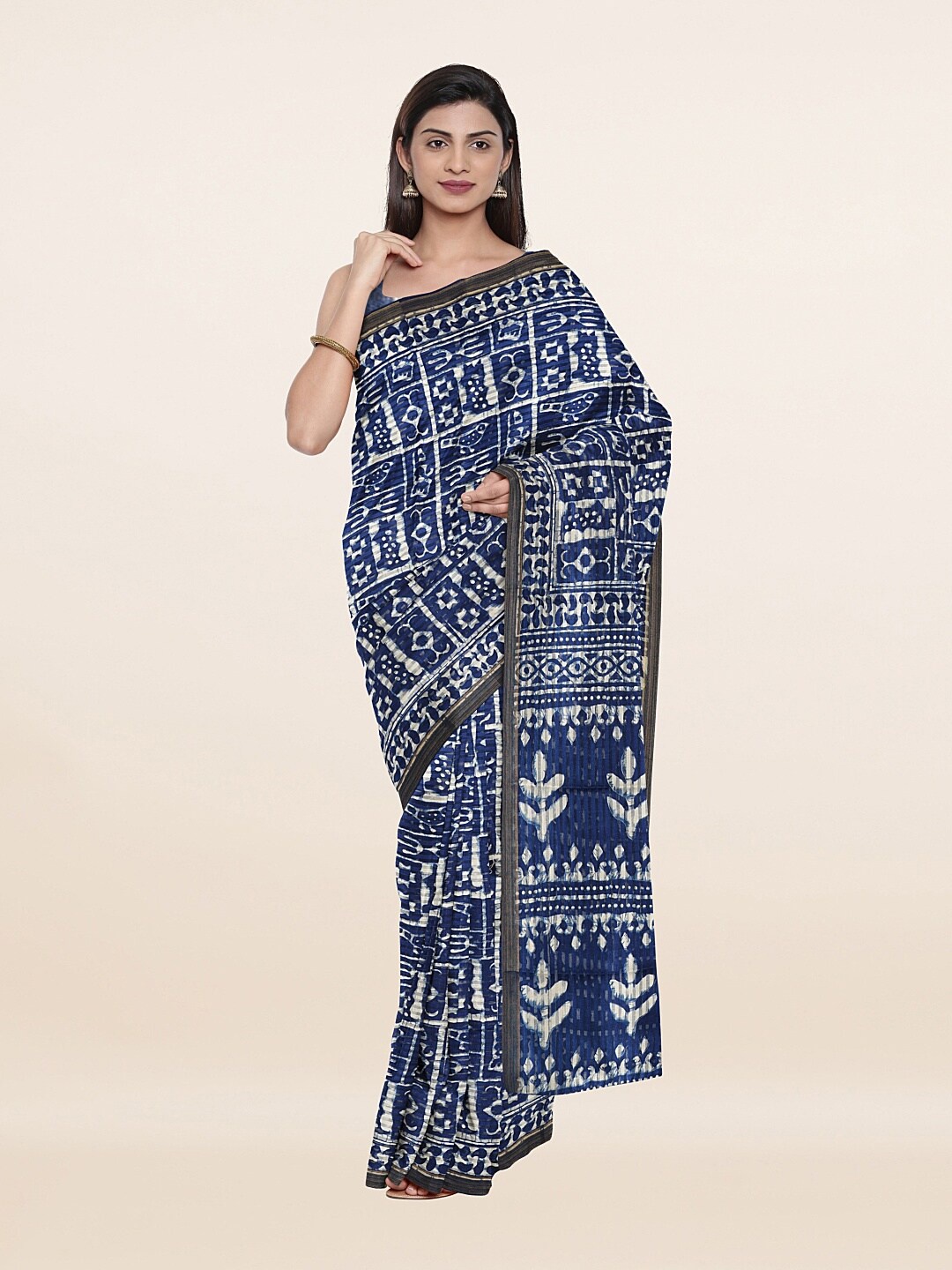 

Pothys Women Blue Sarees