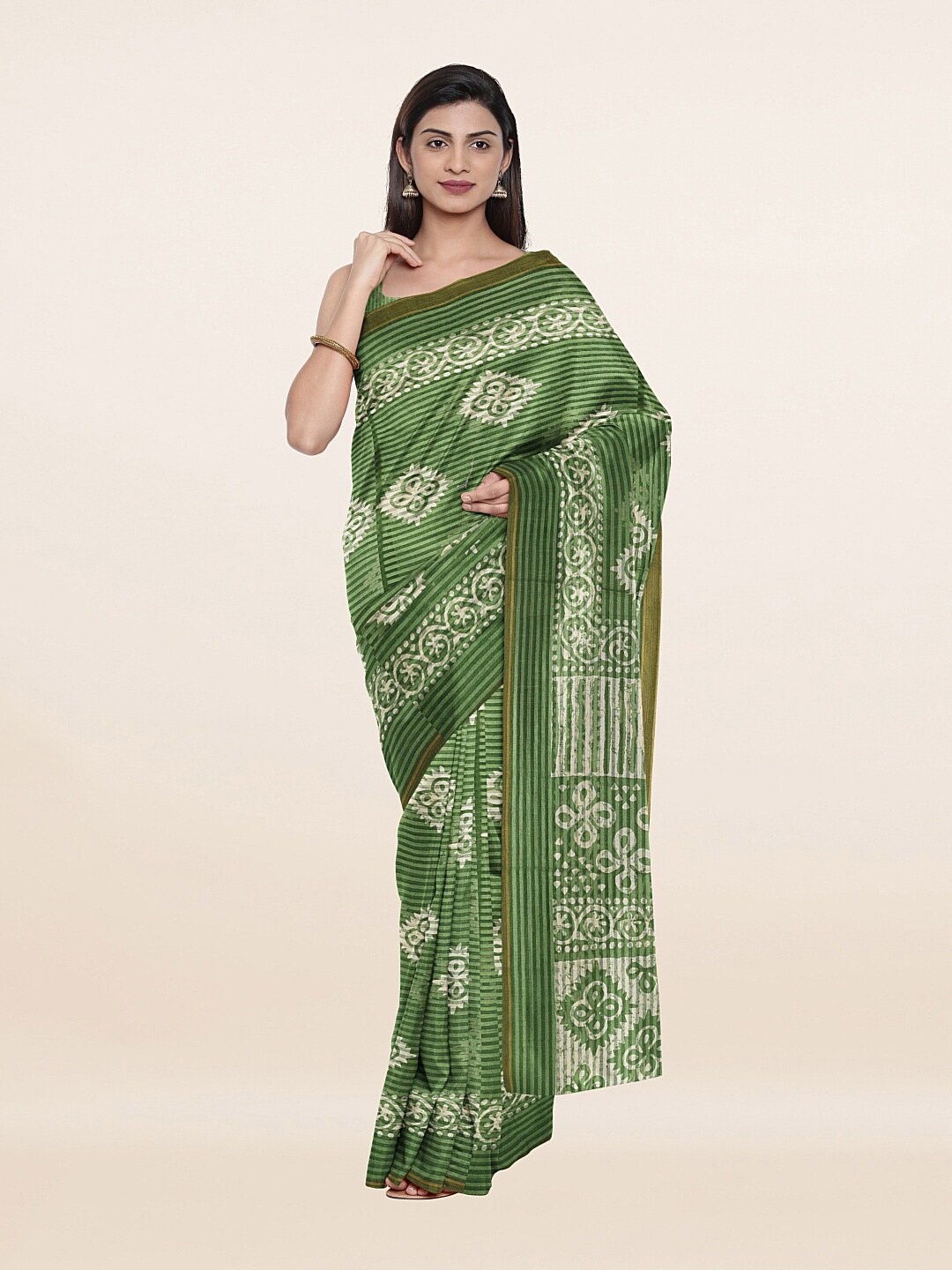 

Pothys Women Green Sarees