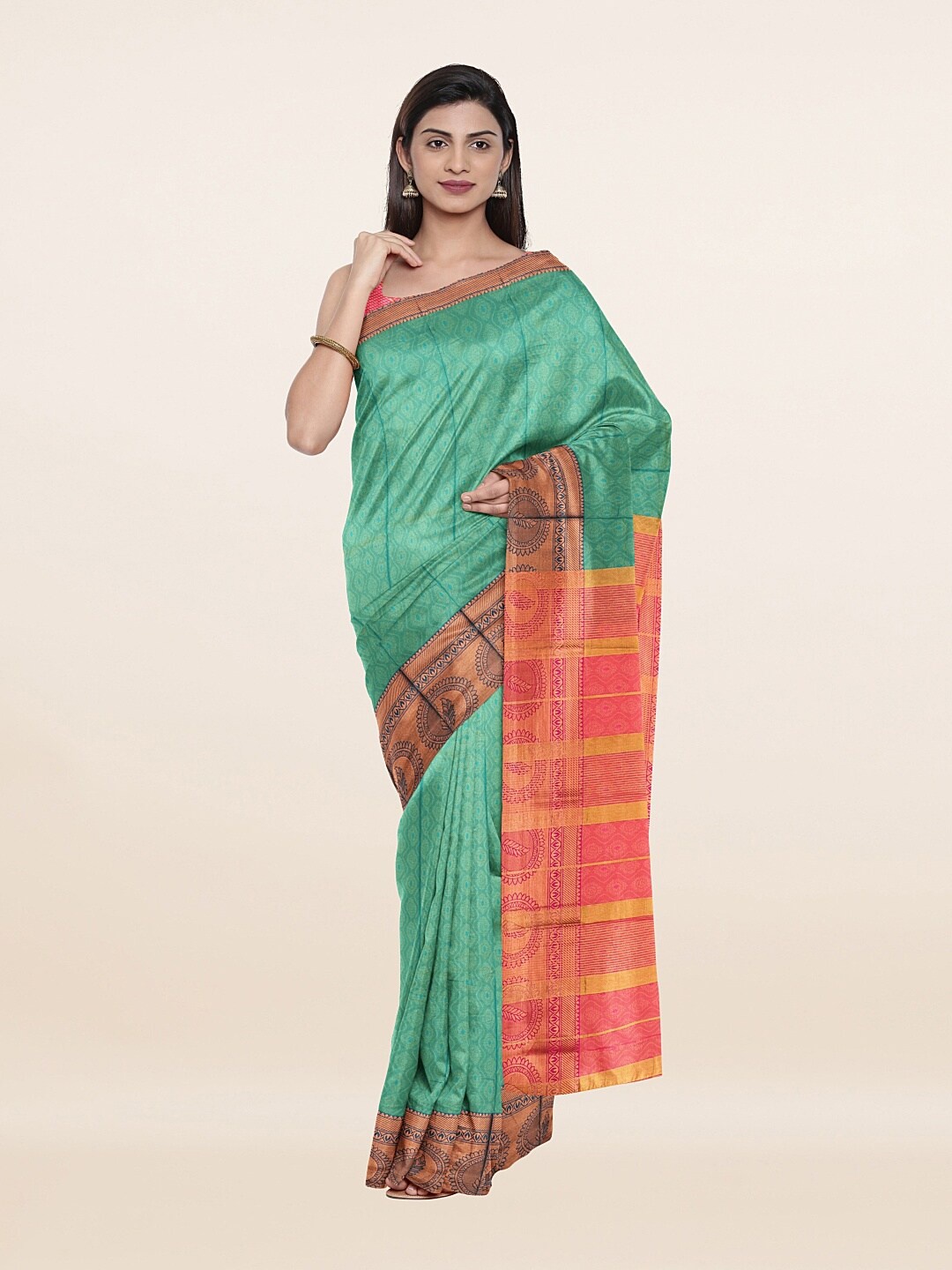 

Pothys Women Green Sarees
