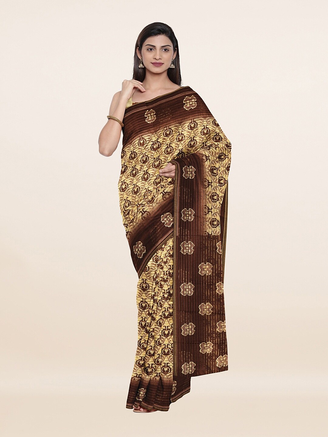 

Pothys Women Yellow Sarees
