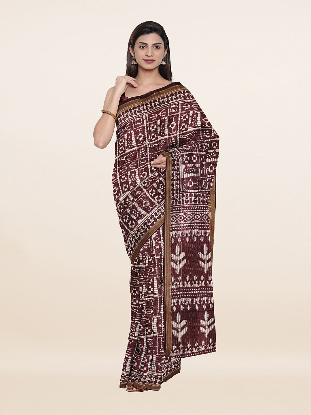 

Pothys Women Purple Sarees