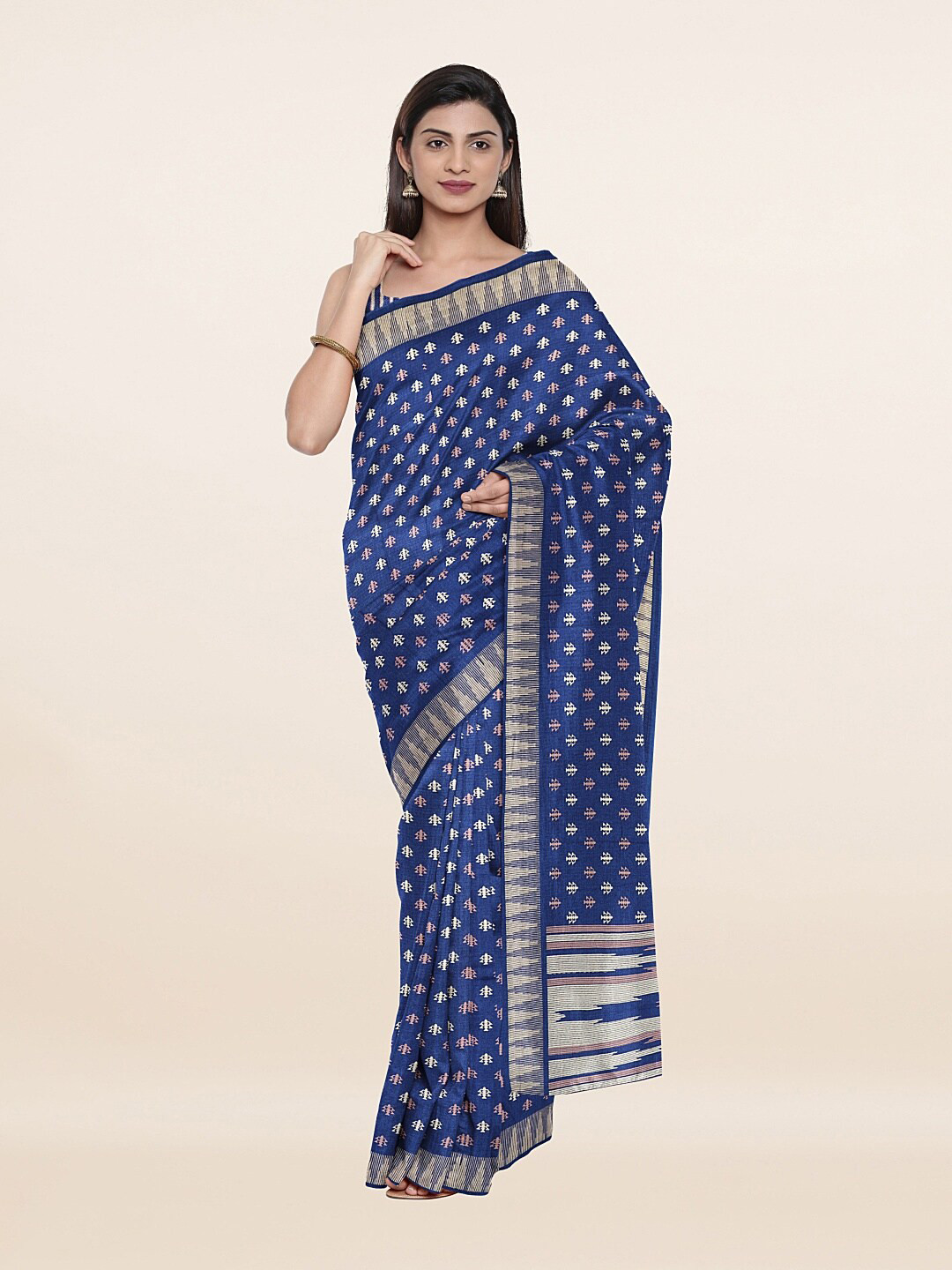 

Pothys Women Blue Sarees