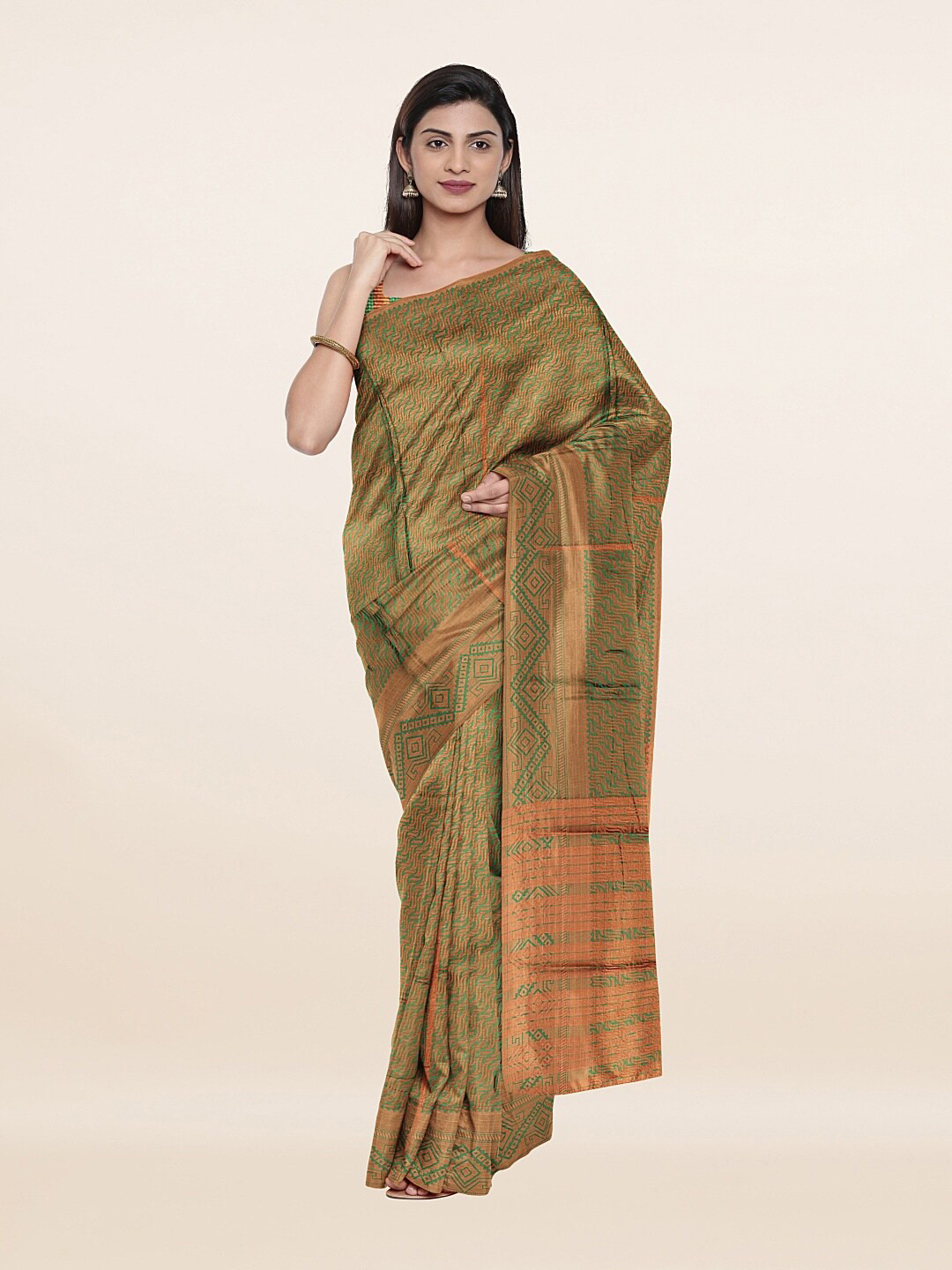

Pothys Women Green Sarees