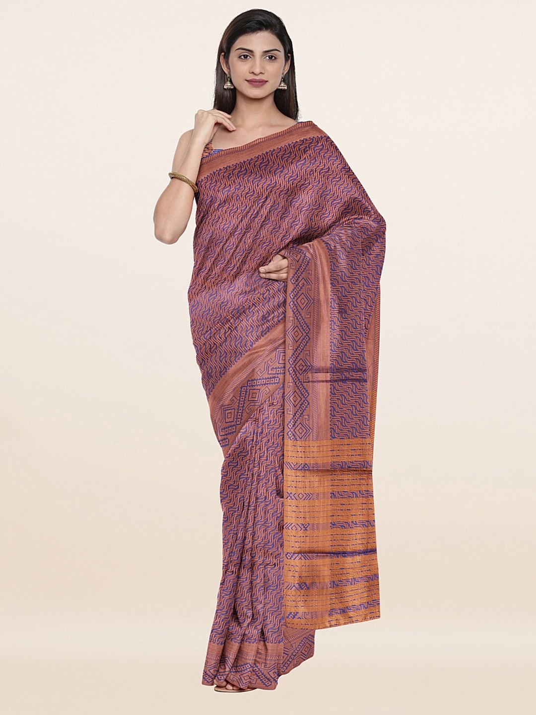 

Pothys Women Blue Sarees