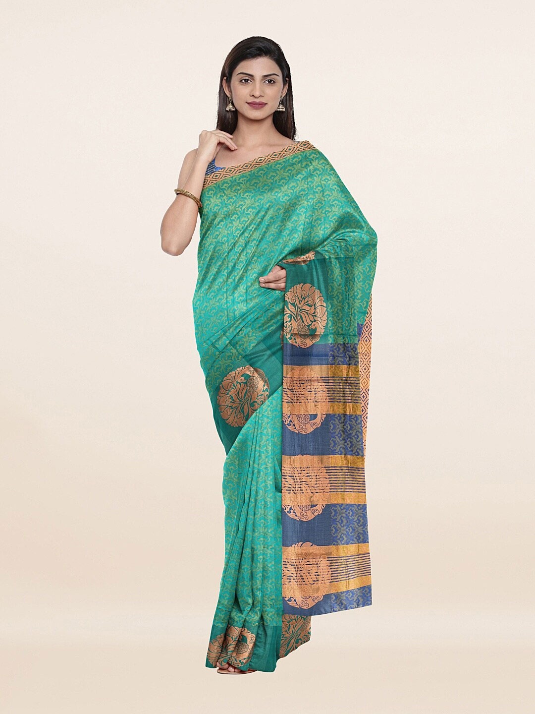 

Pothys Women Green Sarees