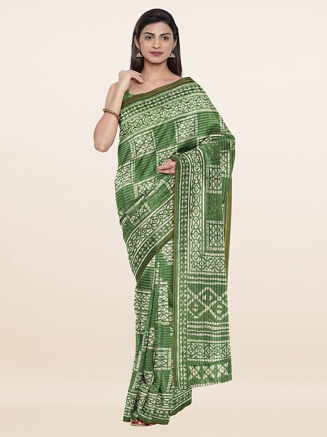 

Pothys Women Green Sarees