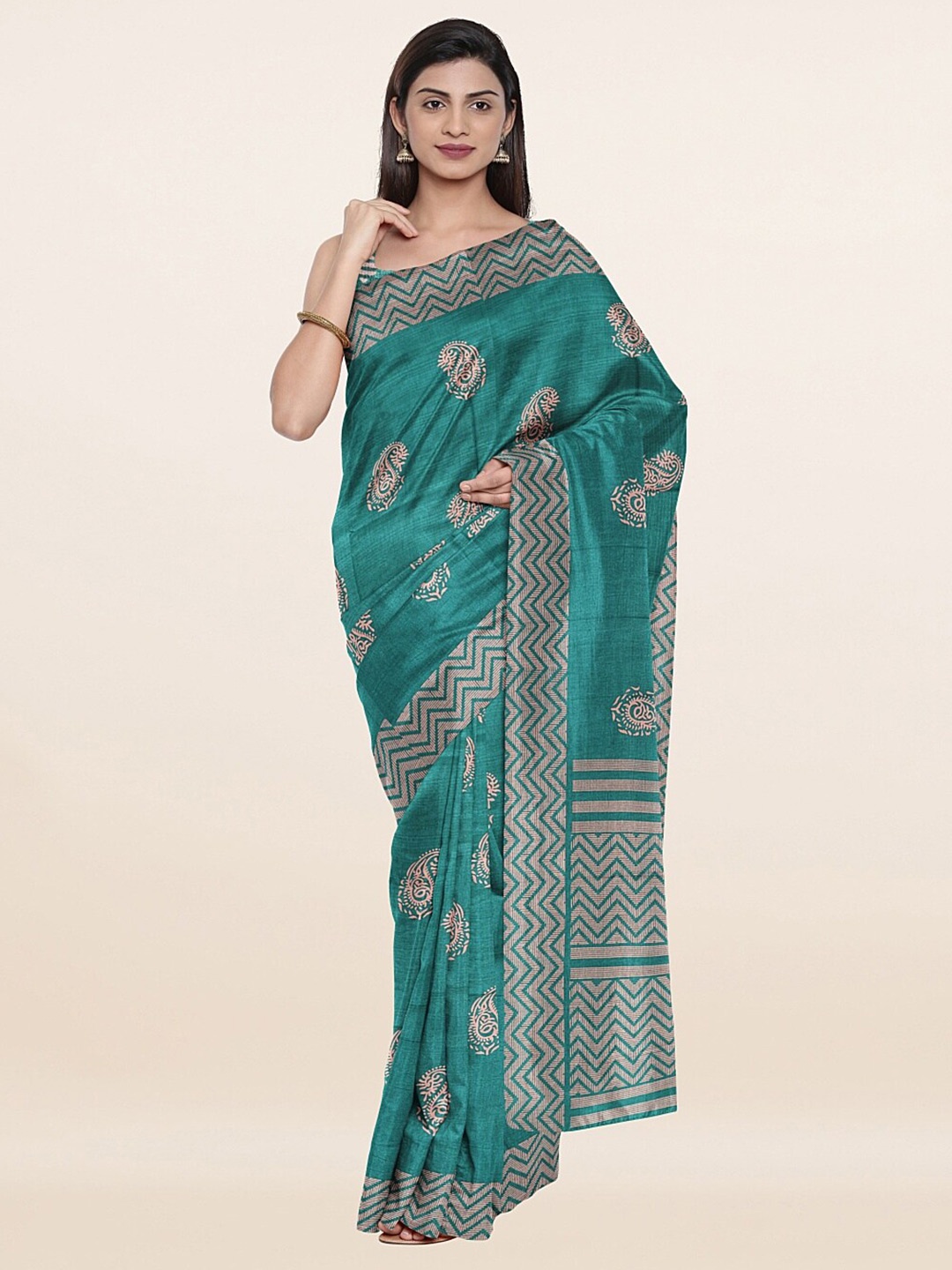 

Pothys Women Green Sarees